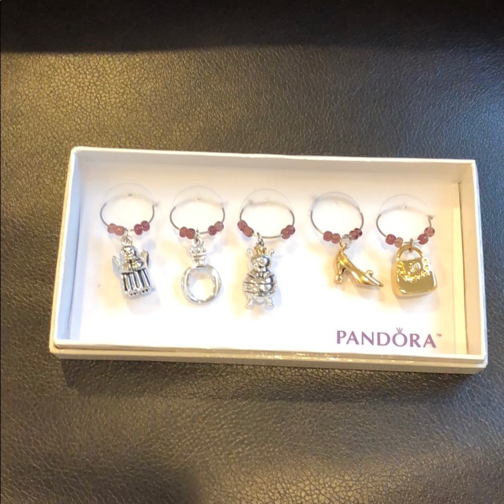 Pandora wine glass markers